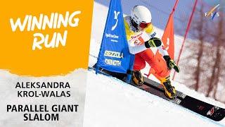 Krol-Walas ends three-year World Cup drought in Scuol | FIS Snowboard World Cup 24-25