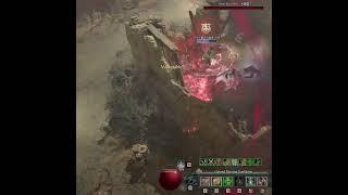 Diablo IV PvP - Clever firewall Sorcerer found a great hiding spot to extract red dust