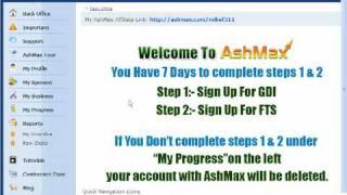 Ashmax (Scam!) How to make $22,000.00 in 100 days! Review affiliate