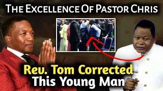 WATCH THE MOMENT REV. TOM CORRECTED THIS YOUNG MAN AND SAID THIS || PROPHET UEBERT ANGEL