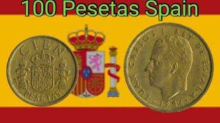 Spain 100 Pesetas 1986 Coin value