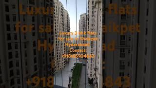 Luxury 3 bhk flats for sale in Shaikpet Hyderabad ️