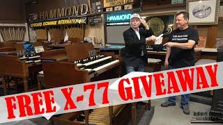 Hammond X77 Free Giveaway! Congratulations Pastor Cardona at Holy Tabernacle Church in Jacksonville.