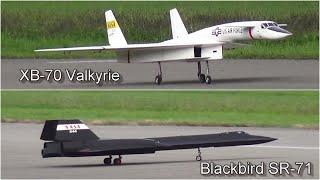 INSANE JET COMBINATION  !!! XB-70 AND LOCKHEED SR-71 BLACKBIRD