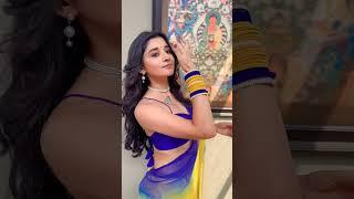 Kanika Mann in blue saree looks gorgeous #ytshorts #love #tara #kanikamann