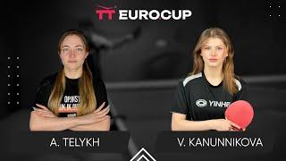 17:35 Anastasiia Telykh - Vasylysa Kanunnikova 23.09.2024 TT Euro.Cup Ukraine STAR. TABLE 4