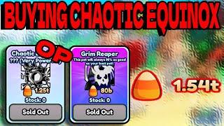 I BOUGHT THE GRIM REAPER & THE SECRET CHAOTIC EQUINOX IN Roblox Pet World