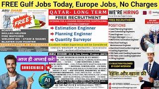 FREE Gulf Jobs Today! Europe jobs, gulf jobs 2025, dubai jobs, Kuwait jobs, Iraq jobs, Oman jobs