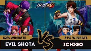 KOFXV⭐EVIL SHOTA (O.Shermie/Whip/Shermie) vs ICHIGO (Yuri/Shingo/Kim)⭐Ranked Match - 10/04/24