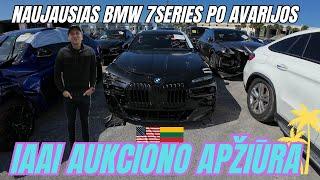 Sudauzytas Naujausias BMW 760 , IAAI Miami north apziura! Apziurim Q7, GLE, BMW M4 M8 Audi S7