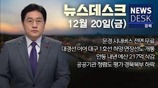 2024.12.20 (금) 뉴스데스크 / 안동MBC