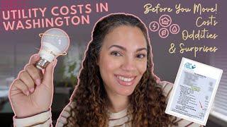 My Washington Utility Costs | Cost of Living in Vancouver WA