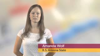 ASU Medicinal Biochemistry Student Amanda Wolf , Dean's Medalist