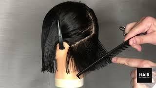 Graduated bob 3 STEPS by Hair Constructor