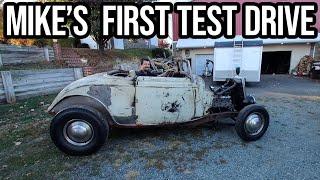 The 1934 Ford Crapiolet Takes It's First Drive Around The Block!!!