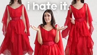 I Made a Dress That I HATE!!! 2025 Valentine's Day Dress