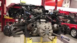 Technician Working on a Ferrari 348