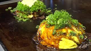 Japanese Street Food - Okonomiyaki - Very rare type