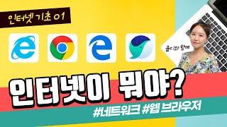 01. 인터넷 기초 [한글자막CC] - 인터넷 시작의 첫 걸음! 이것만큼은 꼭 알고, 이해해야 합니다!