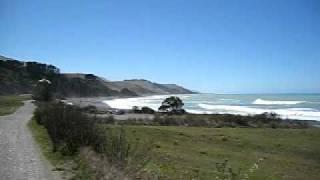 Rugged South Island coastline near Kekerengu, New Zealand