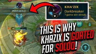 Find out why Khazix is legit one of the best SoloQ 6.0C Junglers right now!