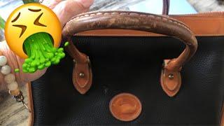 A DISGUSTING Dooney and Bourke Bag Rehab. BEFORE & AFTER!