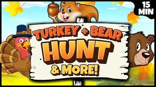  Turkey Hunt  Bear Hunt  Squirrel Run  Brain Break  Fall Brain Break