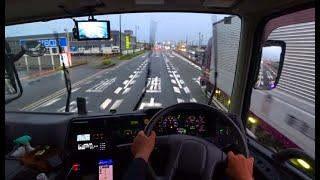 POV Truck Driving FUSO 新東名静岡SA～1号バイパス磐田市付近