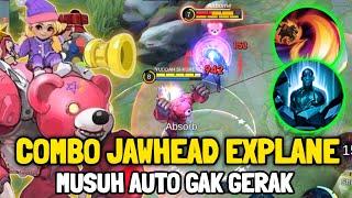 Jawhead Combo StunJawhead Explane Build Tersakit - Top Global Jawhead Gameplay - Mlbb