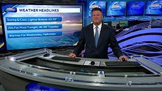 Video: Sunny and cool ahead of coldest night so far this season