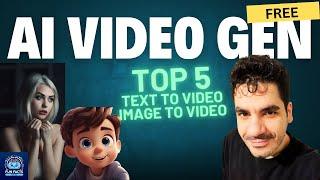 Top 5 AI Video Generators to make money: they are free!