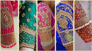 Latest AARI Work Blouse Designs | Bridal Blouse Sleeves Designs | Pattu Saree Blouse Collections