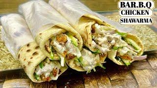 CHICKEN SHAWARMA AT HOME | SHAWARMA RECIPE | CHICHEKN SHAWARMA SAUCE