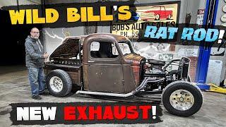 Horse Power increase?!? Custom Exhaust for Bills RAT ROD!