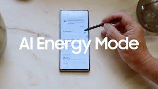 Varför AI? AI Energy Mode | Samsung Sverige