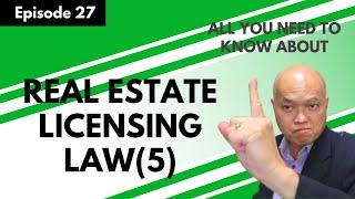 How to pass real estate exam first attempt 2022. California Real Estate Licensing Law.
