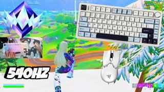 Aula F75 ASMR Unreal Ranked  Satisfying Keyboard Fortnite 540 FPS Smooth 4K