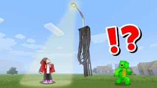 JJ and Mikey in LAMP HEAD CHALLENGE in Minecraft / Maizen Minecraft