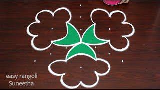 Sankranthi muggulu 2022Pongal kolamEasy rangoli Suneetha