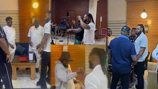 Igbo Billionaires Flavour, Obi Cubana, Patoranking, Chief Priest, Others Link Up At Jet Terminal