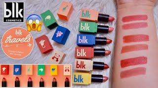 NEW!!! BLK Cosmetics #BLKTRAVELS COLLECTION (Complete Swatches + Review)