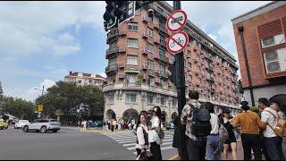 Huaihai Road｜Walk in Shanghai 4K｜Xujiahui｜Skyscrapers｜Huashan Road｜Xujiahui Subway Station