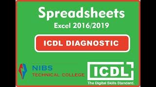 ICDL Spreadsheets Diagnostic Test with 100% Score Guaranteed.