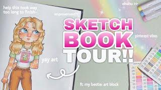 SKETCHBOOK TOUR #5 // Flipping Through My Art 2021-2022