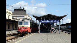 Eisenbahnsommer in Tschechien 003 - Zugverkehr in Budweis am 24.07.2024