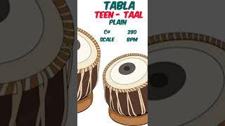 Plain Teen - Taal Tabla Loop | C# | 280 Bpm | #muzzico