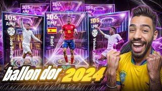 I OPENED THE BALLON D'OR SHOW-TIME PACK  RODRI - VINICIUS - BELINGHAM  efootball 25 mobile