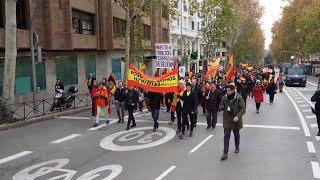  DENAES contra Pedro Sánchez en el Día de la Constitución desde Calle Ferraz, Madrid (6 dic 2023)