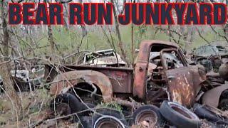 WALK-THRU A ABANDONED WEST VIRGINIA JUNKYARD BEAR RUN PARKERSBURG W.V #junkyard