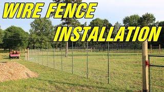 Wire fence instalation for your orchard or garden